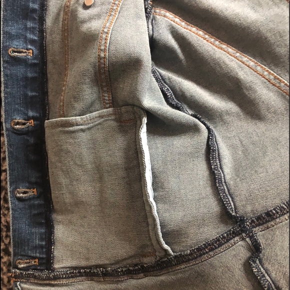 WHBM LONG SLEEVE NOVELTY DENIM JACKET - Picture 15 of 15